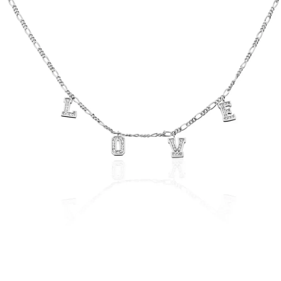Clearance Histoire d'Or Collier Argent Cecilien Oxyde
