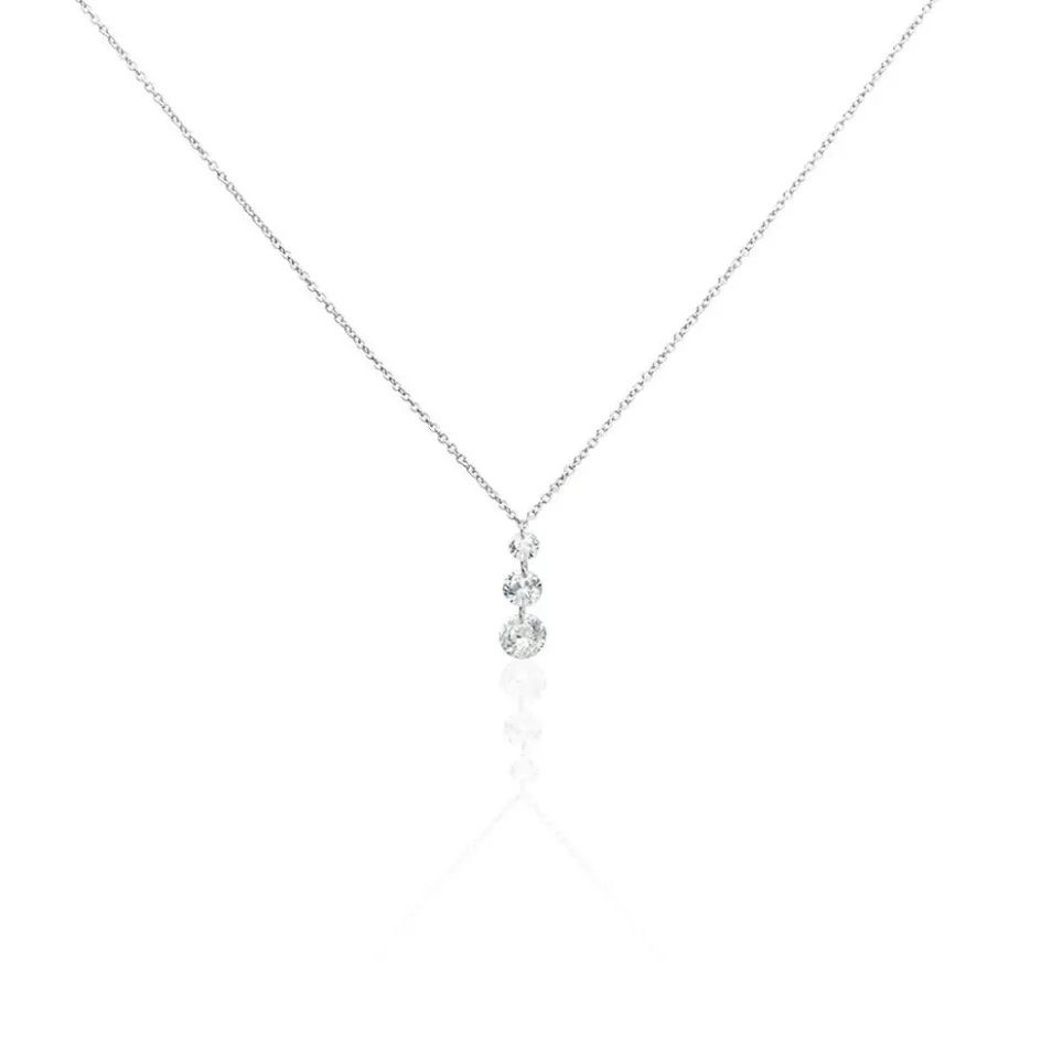 Online Histoire d'Or Collier Argent Constantin argent blanc oxyde