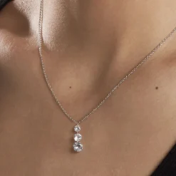 Online Histoire d'Or Collier Argent Constantin argent blanc oxyde