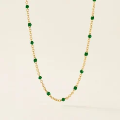 Sale Histoire d'Or Collier Argent Dore Polka argent jaune