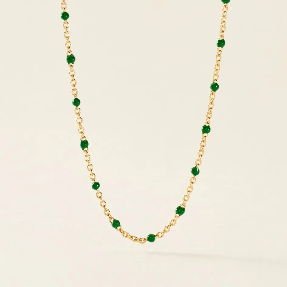 Sale Histoire d'Or Collier Argent Dore Polka argent jaune