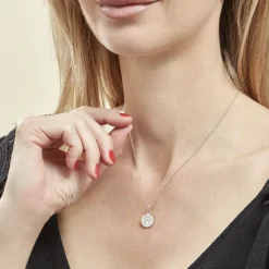 Outlet Histoire d'Or Collier Argent Eugenien Oxydes De Zirconium