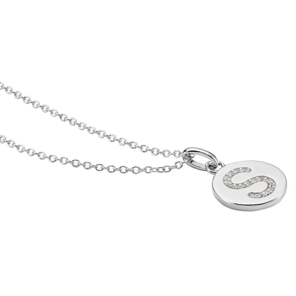 Clearance Histoire d'Or Collier Argent Eugenien Oxydes De Zirconium
