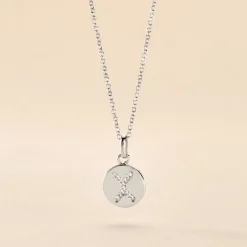 Clearance Histoire d'Or Collier Argent Eugenien Oxydes De Zirconium