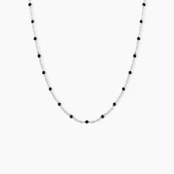 Online Histoire d'Or Collier Argent Polka argent blanc