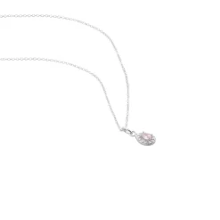 Clearance Histoire d'Or Collier Argent Tania Oxydes De Zirconium argent blanc oxyde rose