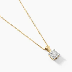Clearance Histoire d'Or Collier Artemis or jaune diamant