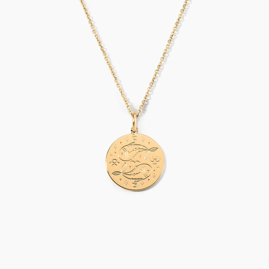 Online Histoire d'Or Collier Astro Plaqué Or plaqué or jaune