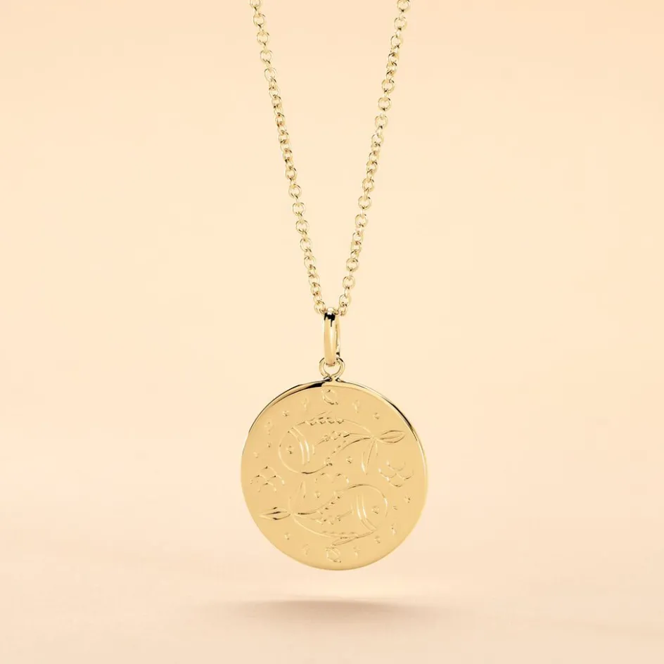 Online Histoire d'Or Collier Astro Plaqué Or plaqué or jaune