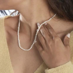 Outlet Histoire d'Or Collier Baroque Or Jaune Perle De Culture