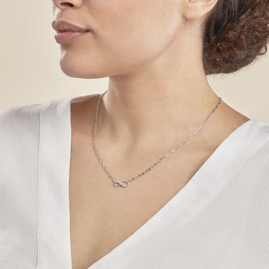 Sale Histoire d'Or Collier Bastin Argent Blanc Oxyde De Zirconium