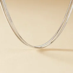 Clearance Histoire d'Or Collier Benedicta Argent Blanc