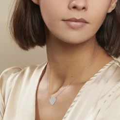 Outlet Histoire d'Or Collier Breanin or blanc