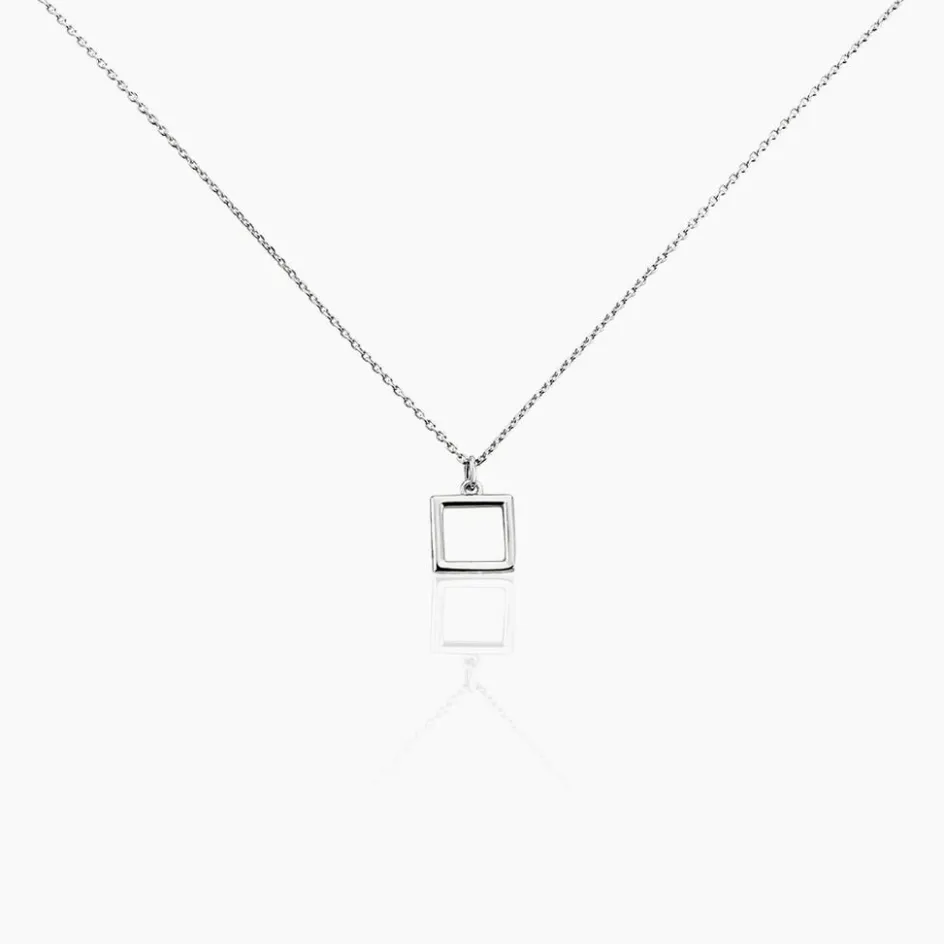 Clearance Histoire d'Or Collier Brielle Argent Blanc