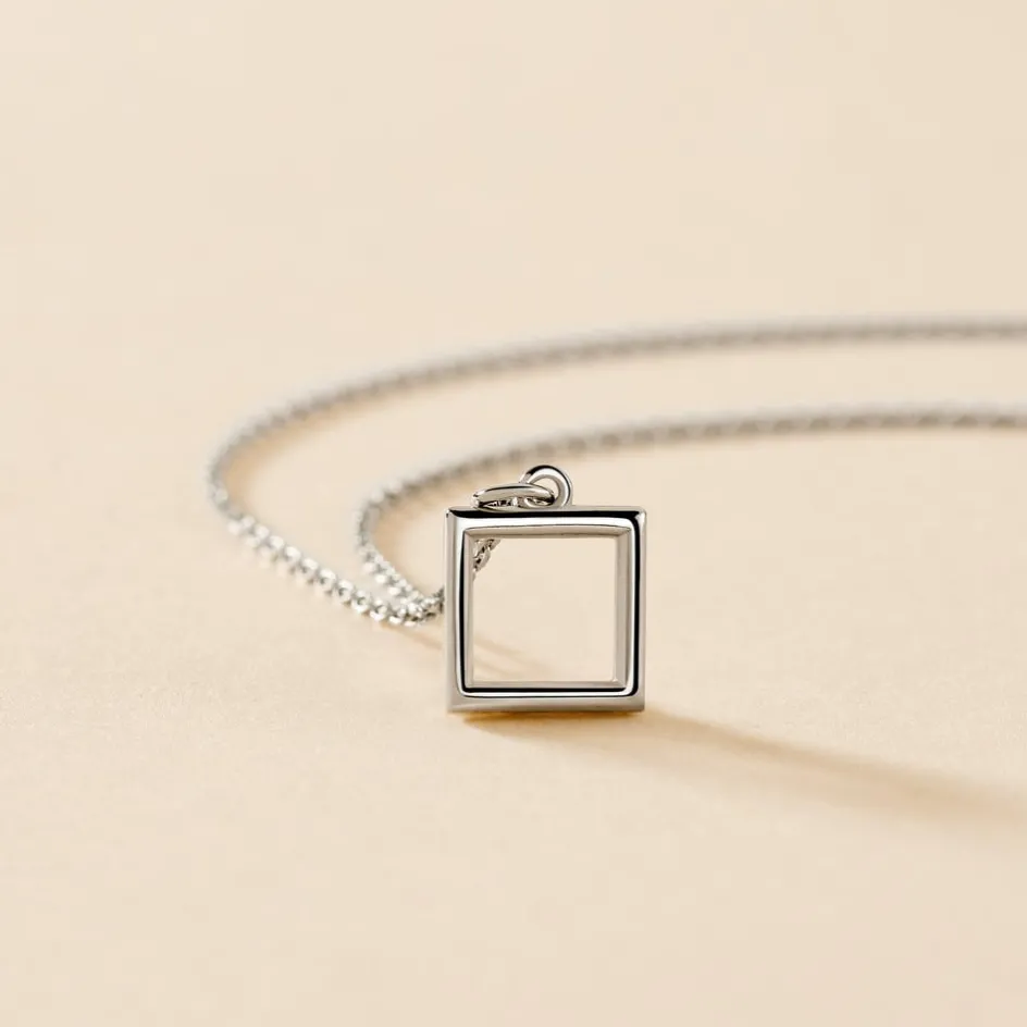 Clearance Histoire d'Or Collier Brielle Argent Blanc