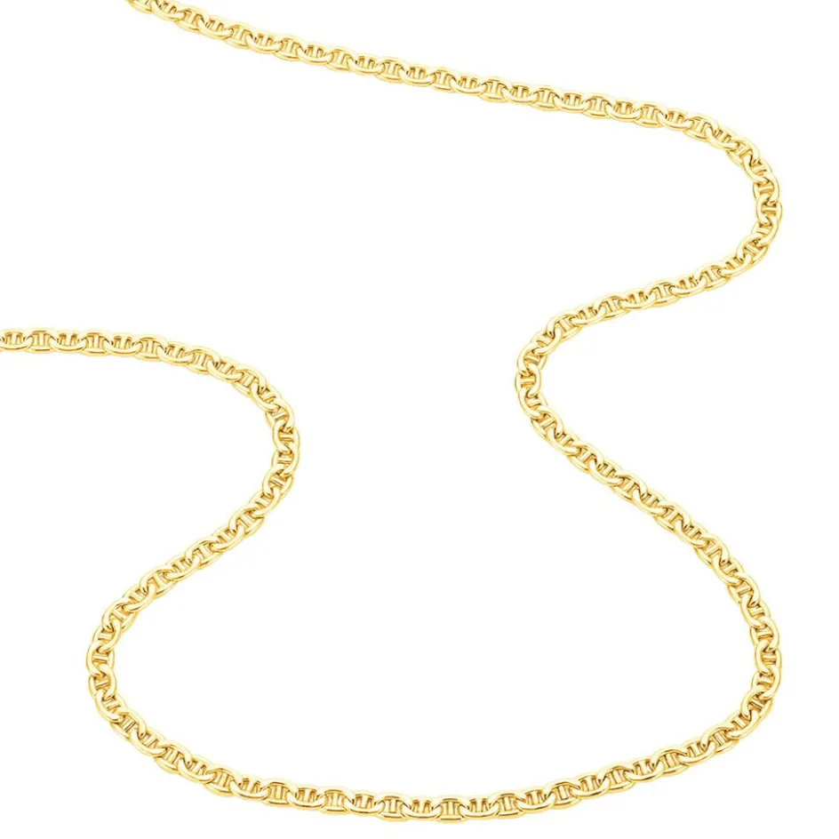 Best Histoire d'Or Collier Capucin Or Jaune Maille Marine Plate