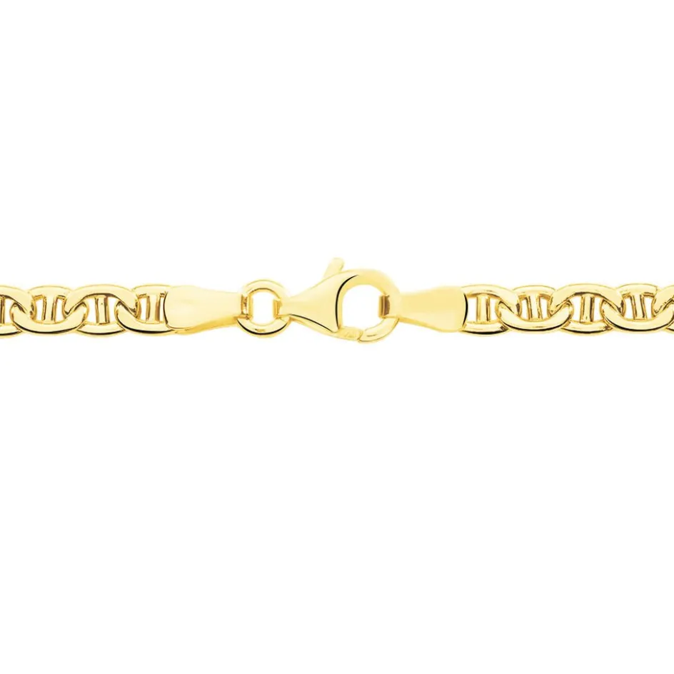 Best Histoire d'Or Collier Capucin Or Jaune Maille Marine Plate