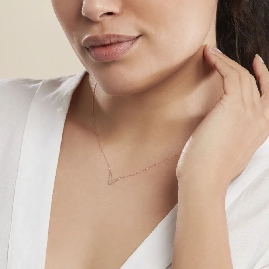 Outlet Histoire d'Or Collier Celene or rose