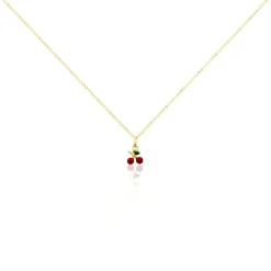 Sale Histoire d'Or Collier Cherry Cerise Or Jaune
