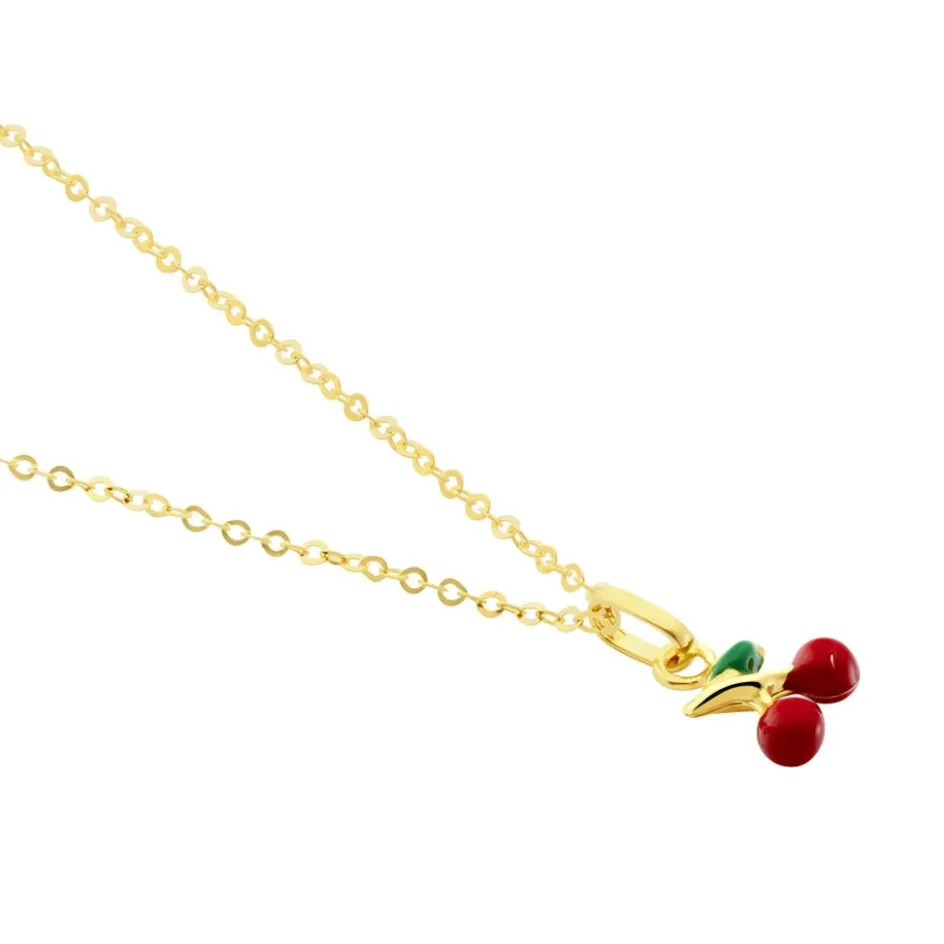 Sale Histoire d'Or Collier Cherry Cerise Or Jaune