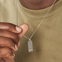 Best Histoire d'Or Collier Clement Acier Blanc Oxyde De Zirconium