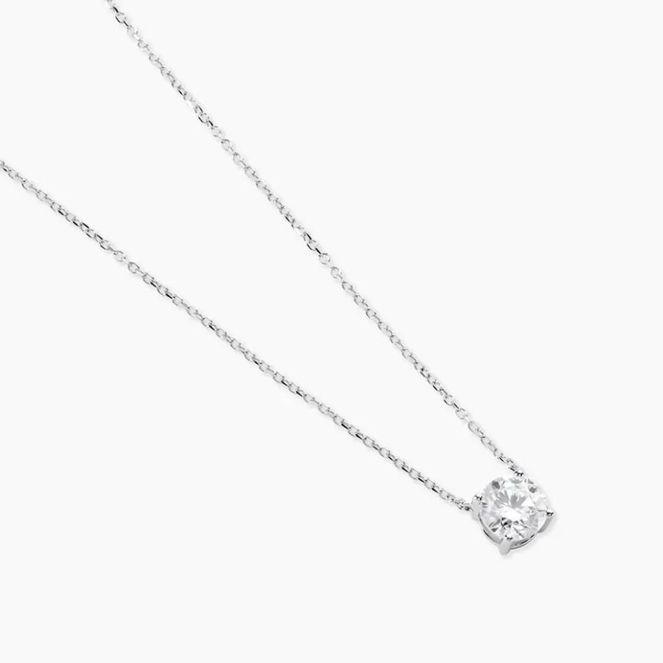 Histoire d'Or Collier Collection Aphrodite Or Blanc Diamant Synthetique* Colliers|Colliers