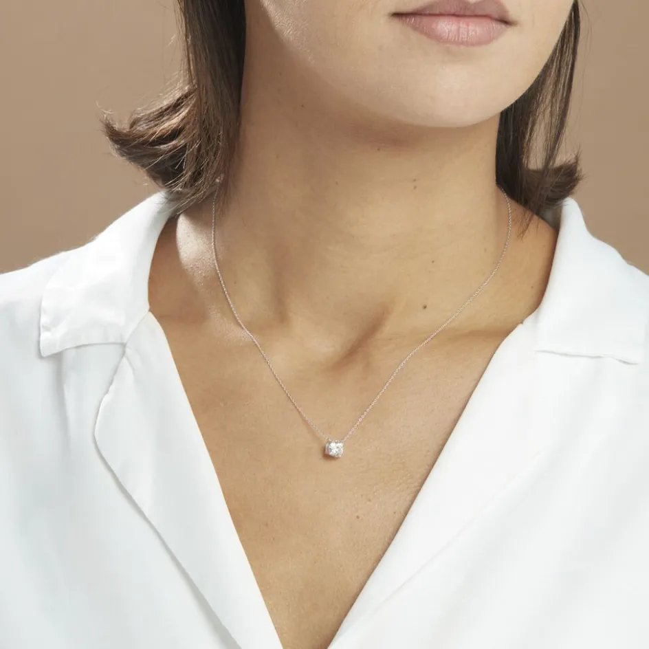 Histoire d'Or Collier Collection Aphrodite Or Blanc Diamant Synthetique* Colliers|Colliers