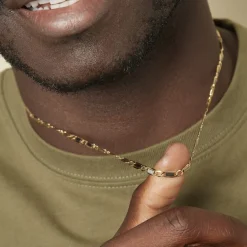 Best Histoire d'Or Collier Danae Plaquette Or Bicolore