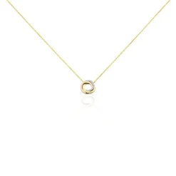 Outlet Histoire d'Or Collier Daphnee Or Tricolore Diamant