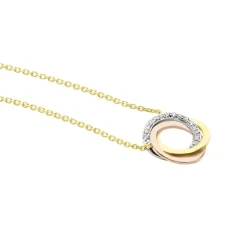 Outlet Histoire d'Or Collier Daphnee Or Tricolore Diamant