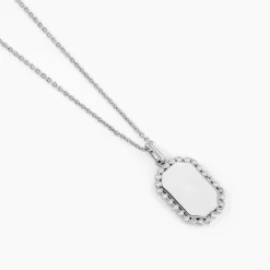 Clearance Histoire d'Or Collier Declaration De Zirconium argent blanc oxyde