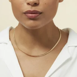 Histoire d'Or Collier Doline Maille Anglaise* Colliers|Colliers