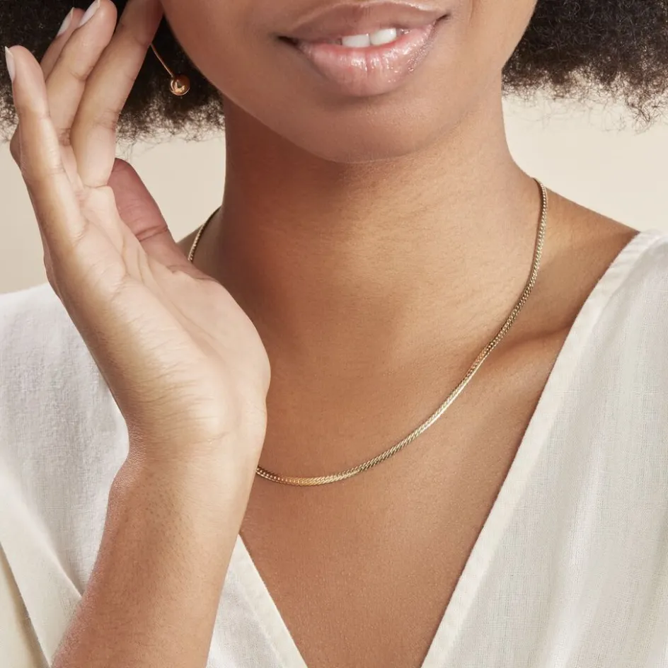 Histoire d'Or Collier Doline Maille Anglaise* Colliers|Colliers