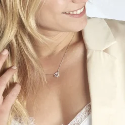 Online Histoire d'Or Collier Donatiane De Zirconium argent blanc oxyde