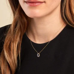 Sale Histoire d'Or Collier Dorottya Diamant or jaune saphir