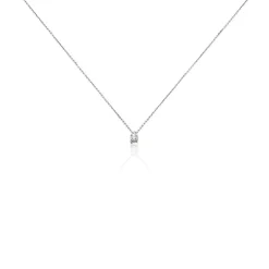Clearance Histoire d'Or Collier Elfa Or Blanc Diamant