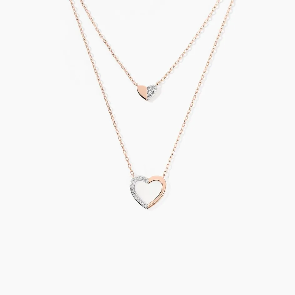 Outlet Histoire d'Or Collier Emilia Or Rose Diamant