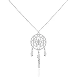 Clearance Histoire d'Or Collier Enola Argent Blanc