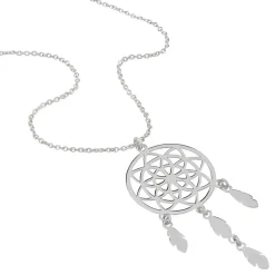Clearance Histoire d'Or Collier Enola Argent Blanc