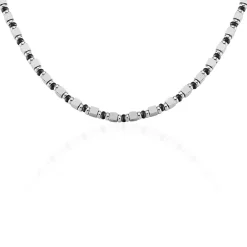 Outlet Histoire d'Or Collier Ephrem Acier Bicolore