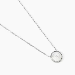 Histoire d'Or Collier Erina Argent Blanc Nacre Oxyde De Zirconium* Colliers|Colliers