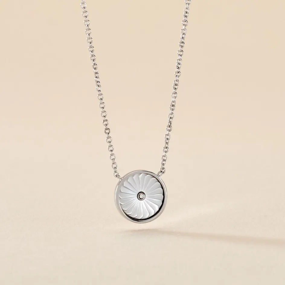 Histoire d'Or Collier Erina Argent Blanc Nacre Oxyde De Zirconium* Colliers|Colliers