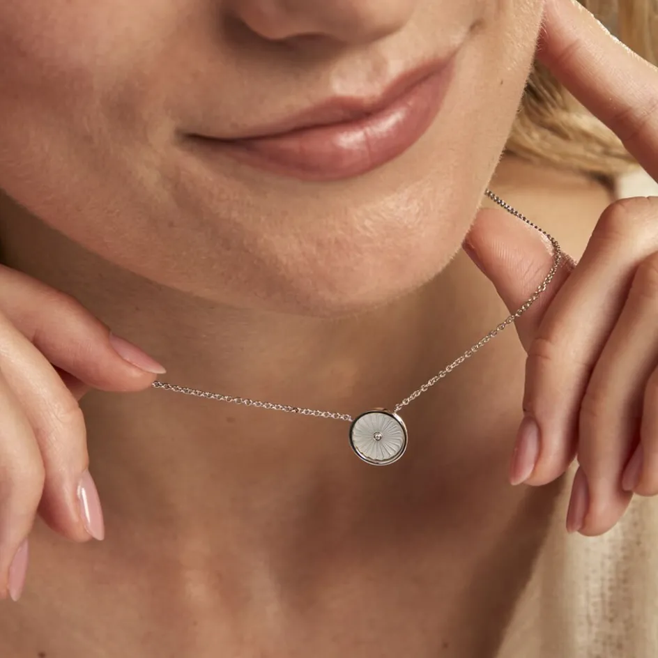 Histoire d'Or Collier Erina Argent Blanc Nacre Oxyde De Zirconium* Colliers|Colliers