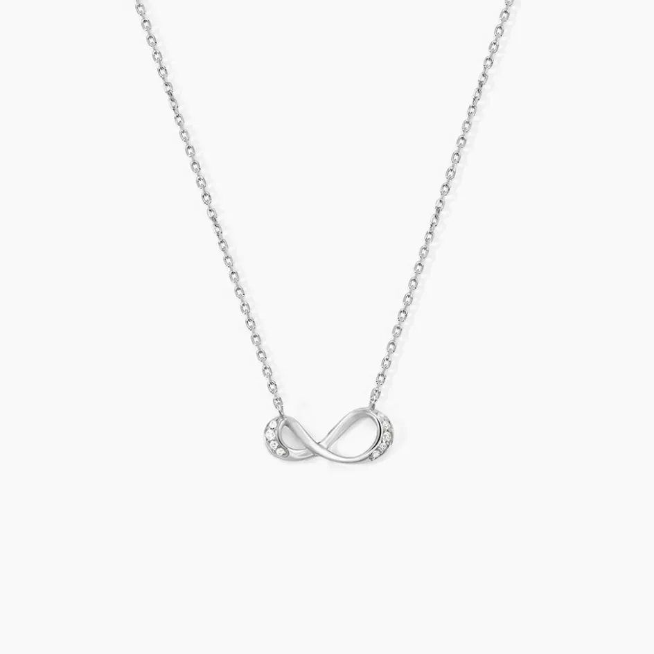 Clearance Histoire d'Or Collier Eryka Argent Blanc Oxyde De Zirconium