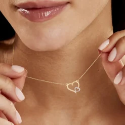 Clearance Histoire d'Or Collier Estello Or Bicolore