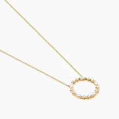 Clearance Histoire d'Or Collier Euphranor Or Jaune Diamant Synthétique