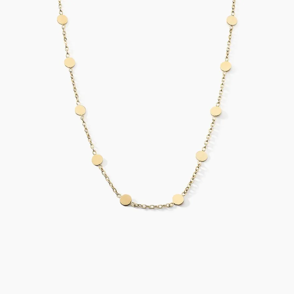 Outlet Histoire d'Or Collier Eva Acier Jaune