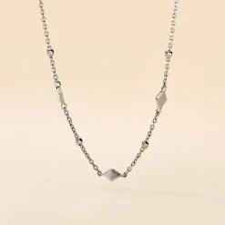 Best Histoire d'Or Collier Fancy Argent Blanc