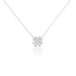 Online Histoire d'Or Collier Fortunata Argent Blanc Oxyde De Zirconium