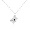 Outlet Histoire d'Or Collier Geoffrey Argent Oxydes De Zirconium